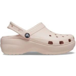 Crocs Sandália Classic Plataforma Rosa Feminina Original