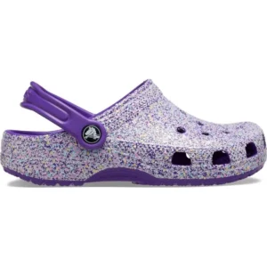 Sandália Crocs Classic Glitter Clog Infantil Menina Original