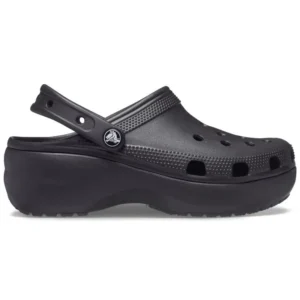 Sandália Crocs Classic Platform Clog  Black Preto Original