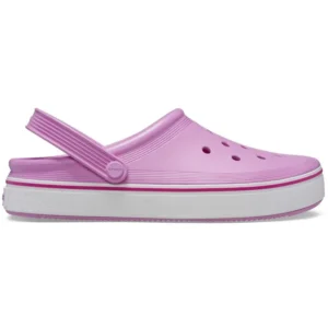 Sandália Crocs Off Court Clog Infantil Taffy Pink Original