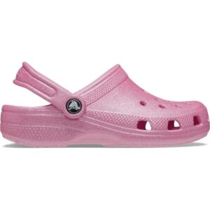 Sandália Crocs Glitter Classic Pink Meninas Original