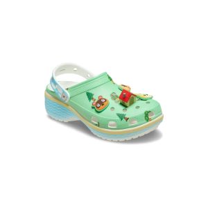 Crocs Sandália Plataforma Animal Crossing Feminino Original